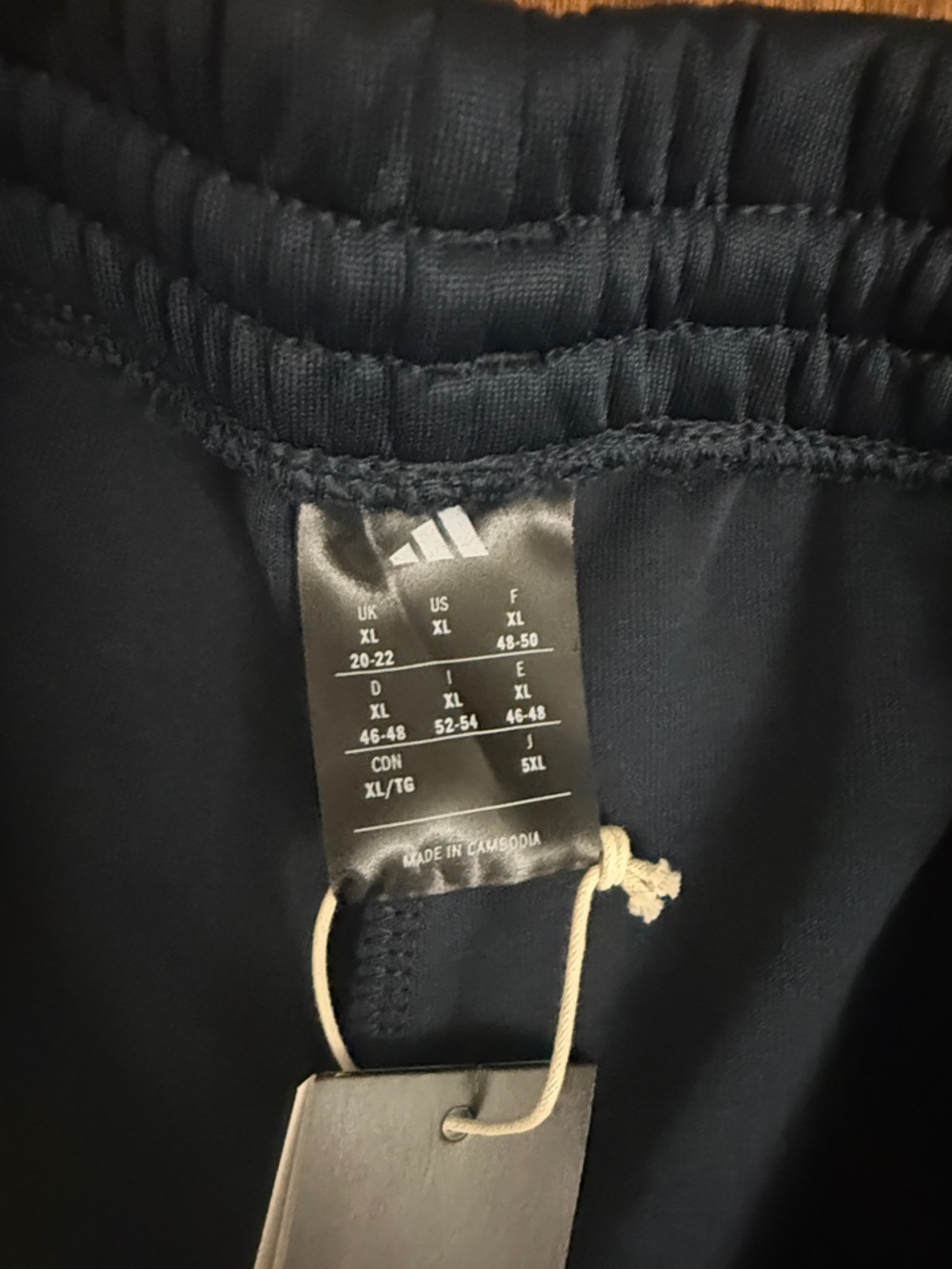 adidas Women’s Navy Joggers with White Side Stripes Size XL - Picture 11 of 16